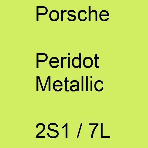 Porsche, Peridot Metallic, 2S1 / 7L.